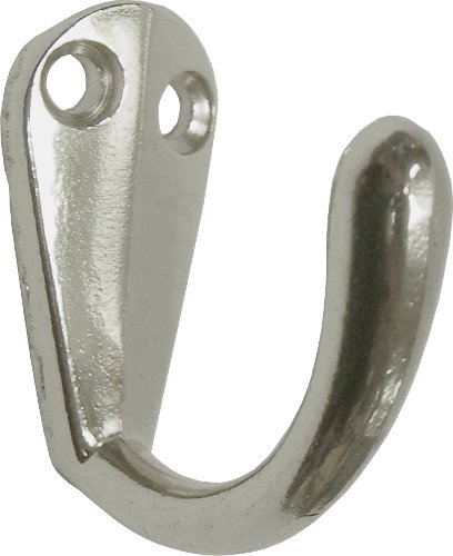 Diecast robe hook silver - Click Image to Close